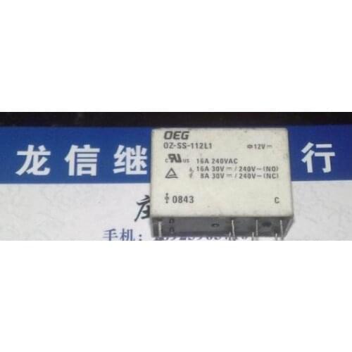 Relays OZ-SS-112L1 14F-1C-8P-12V