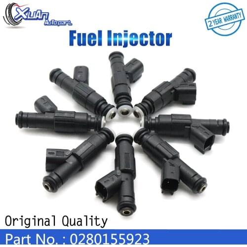 XUAN 8pcs Fuel Injectors Nozzle 0280155923 for Cadillac Deville Eldorado Seville Oldsmobile Aurora Pontiac Bonneville 4.6L 4.0L