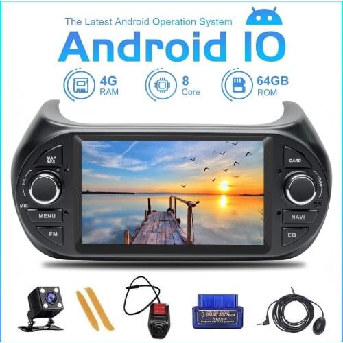 Zltoopai Android 10.0 For Fiat Fiorino Qubo Citroen Nemo Peugeot Bipper Car Multimedia Player GPS Navigation Head Unit Stereo