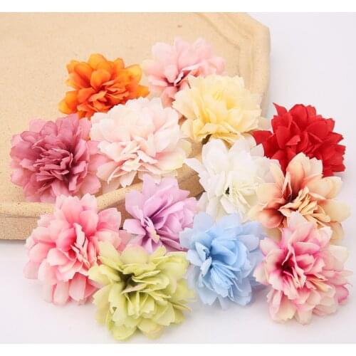 10/20PCS Artificial Lotus Flower Heads For Home Decor Christmas Party Decor DIY Wedding Bouquet Floral Wall Decoration Handmade