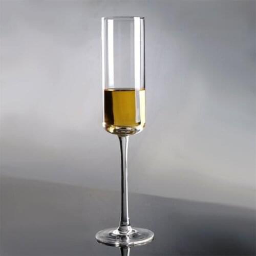2 shipping boutique champagne lead-free crystal glass tall sparkling wine cup Wine goblet