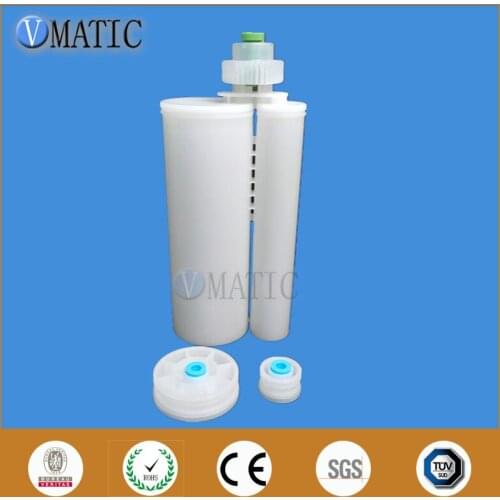 Free Shipping 2Pcs Glue Dispensing Dual Cartridge 400ml/cc 10:1