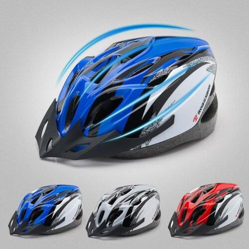 3-Colors 18-Air Holes Ultralight Cycling Helmet Breathable Bicycle Helmet Women Men Integrally-molded Bike Helmet Visor