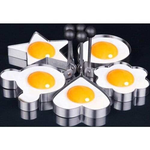 5 Stainless Steel Omelette Molding Omelette Mold Omelette Cooking Tools Kitchen Accessories Gadget Ring