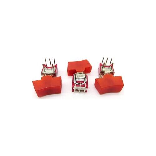 Free Shipping 10pcs/lot TAIWANG 4MSIR202 Red hat Q24 3foot2Speed toggle switch