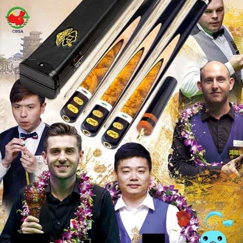 LP Billiar War Wolf One Piece Snooker Cue 3/4 Split Snooker Cue 9.5/9.8/10mm Tip Professional Ashwood Shaft with Extension