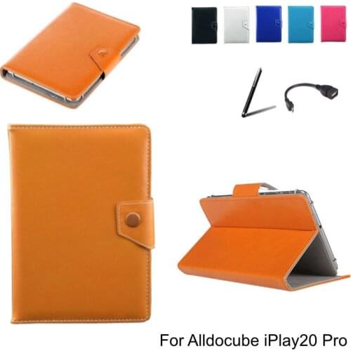 For Alldocube iPlay20 Pro / iPlay20 10.1 inch Tablet PU Leather Book Cover Magnetic Stand Case + Stylus Pen + OTG Cable