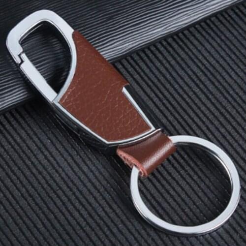Exquisite metal leather keychain key for lada granta kalina vesta priora largus 2110 niva 2107 2106 2109 vaz samara