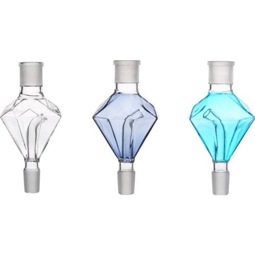 Colorful Diamond Design Glass Molasses Catcher For Shisha Hookah Germany Chicha Accessory Narguile Smoking Flavour Oil Collector