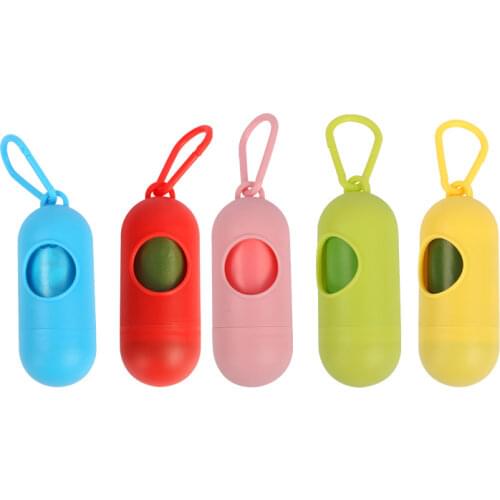 1Pcs Waste Bag Picker Purpose Cleaning Tools Multiple Colour Pet Poop Bag PVC Dog Supplies Waste Bags Garbage Bag Holder