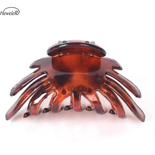 Fashion Women Ladies Girl Accessory Plastic Hair Crab Clamp Grasp Clamp Claws Clip Headwear Hairpins Headdress Hairpiece 80x40mm