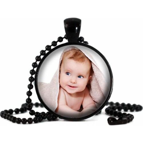 Photo Pendants Custom Necklace Photo of Your Baby Child Mom Dad Grandparent Loved Gift for Family Custom Gift