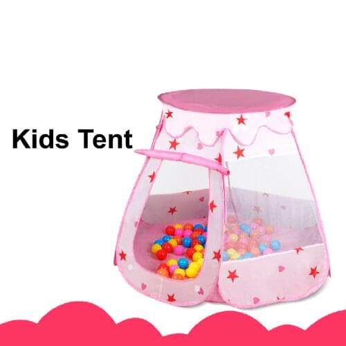 Baby Tent Ocean Ball Childrens Castle Indoor Outdoor Pop-Up Adventure Portable Toy Pool Wigwam House Playpen For Kids