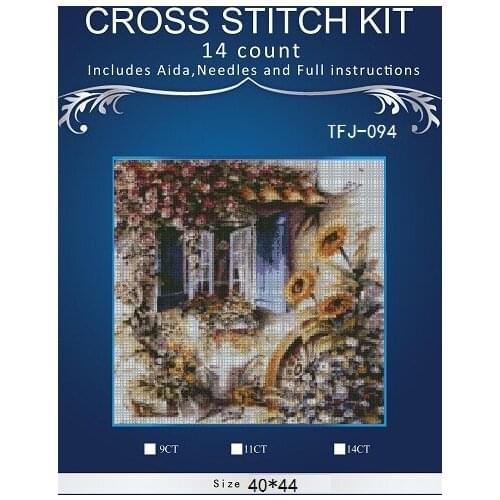 Wild Animals shelf Exquisite Handmade Needlework Embroidery DIY DMC Cross Stitch Kits Crafts 14CT Unprinted Home Decor 76