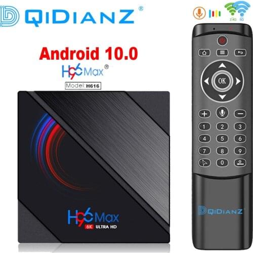 2020 H96 MAX H616 Smart TV Box Android 10 4GB 32GB 64GB 4K Youtube Media player H96MAX TVBOX Android TV Set top box 2GB16GB