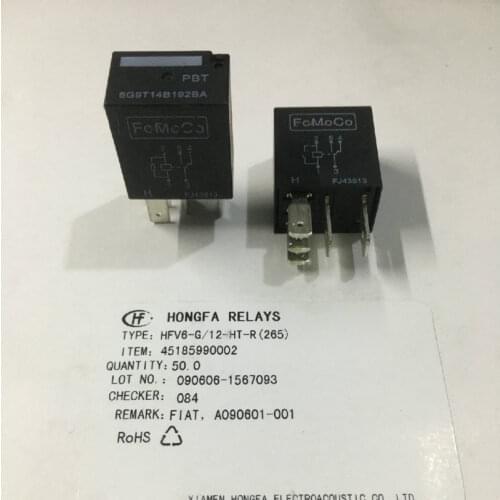2pcs New original car relays for Ford 6G9T14B192BA 12V 5-pin 6G9T14B192BA relay