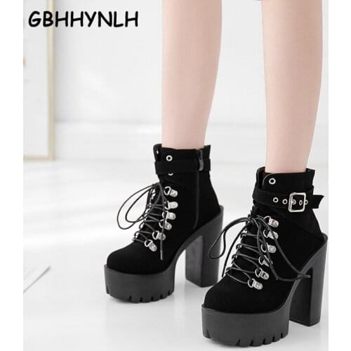 Waterproof ankle boot Fashion Women Ankle Boots High Heels suede cowboy woman rubber boots chunky heel boots fall booties LJA863