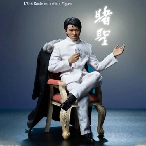 STAR TOYS 1/6 Scale Male Action Figure STT002 Gambling Saint, Changeable Hairstyle Soldier Hobby Collection