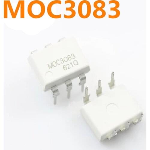 10PCS/LOT MOC3083 DIP6 DIP Photoelectric Coupler Optocoupler DIP-6