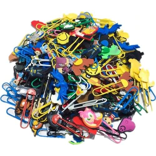 100pcs Mixed Random Hot Cartoon Bookmarks for Books Cute Paper Clips Student Stationery School Office Supply Kids Gift