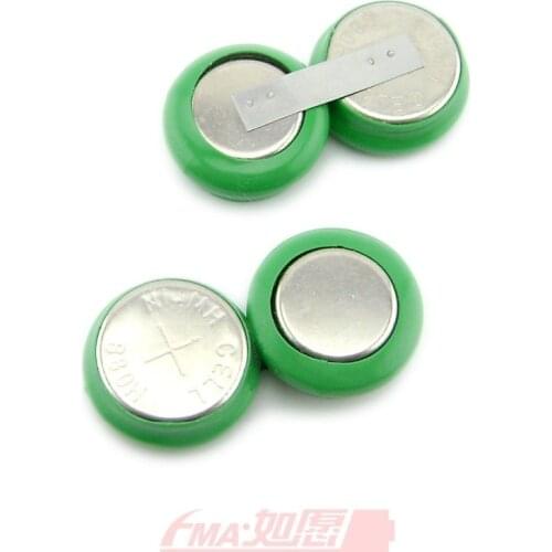 2x Ni-MH Rechargeable Battery 2.4V 80MAH for TV Ears 3/5MHz Digital Amplified