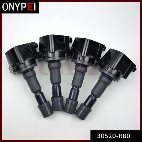 4PCS High Quality Ignition Coil 30520-RB0-003 For 09-13 Honda 30520RB0003 CM11-116