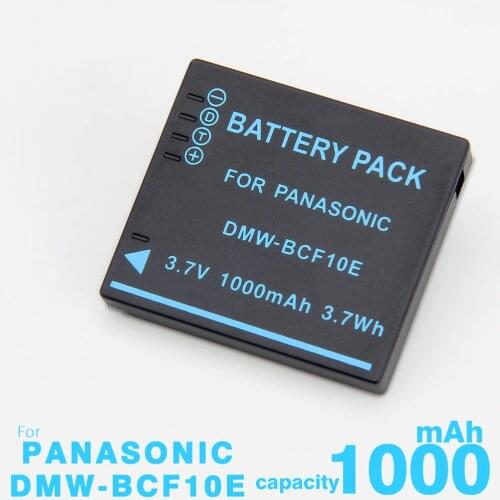 Battery for Panasonic Lumix Camera CGA-S/106C CGA-S/106D CGA-S/106B DE-A59B DE-A60B DMW-BCF10E DMW BCF10E DMW-BCF10 DMC-FS30