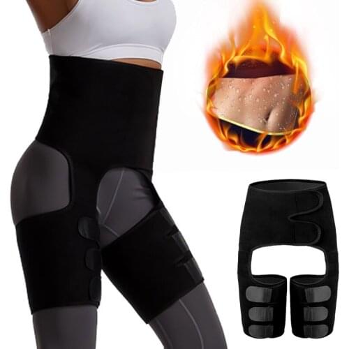 Ladies Wear An Adjustable One-Piece Waist And Leg Straps, Three-In-One Shaping Body, Abdomen And Hip Belt