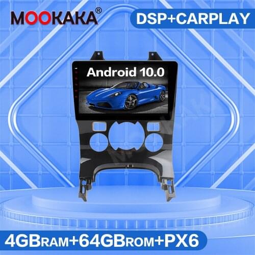 DSP Car Multimedia Player For Peugeot 3008 2013 - 2016 Android 10.0 4+64GB Auto Radio Stereo GPS Navigation 4G SIM LTE Head Unit