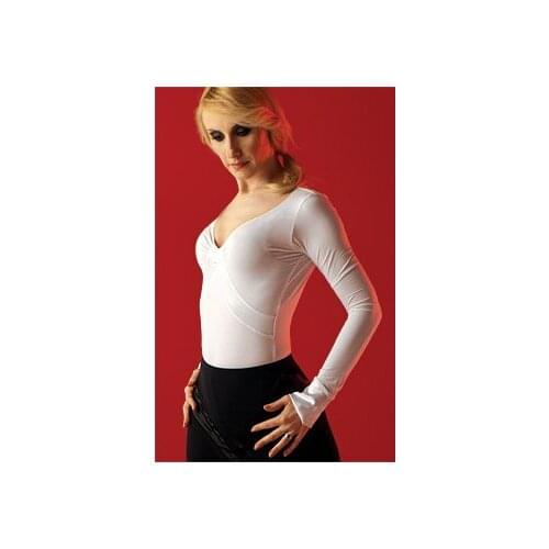 Exotic dance ballroom dance modern dance practice long sleeved heart-shaped collar coat dress practice T12013