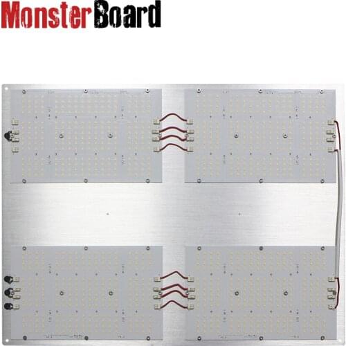 Geeklight samsung led lm301h monster board led 550 uv ir switches cree 660nm deep red grow light 480w