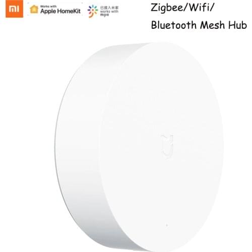 Xiaomi Mijia Multi-Mode Smart Gateway 3 Voice Remote Control Automation work with ZigBee 3.0 WIFI Bluetooth Mesh Smart Devices