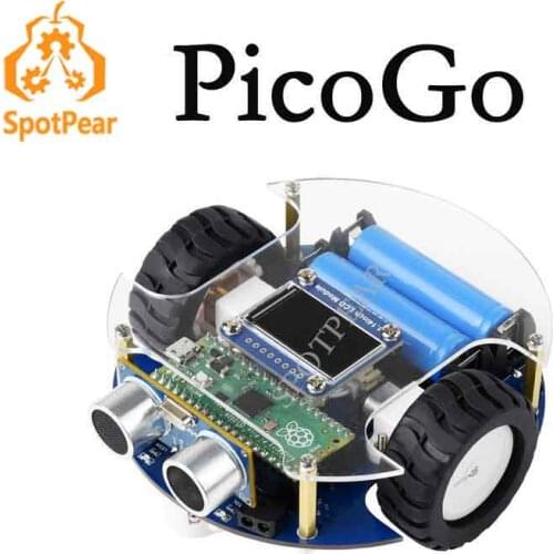 Raspberry Pi Pico PicoGo Mobile Robot Based Self Driving Remote Control