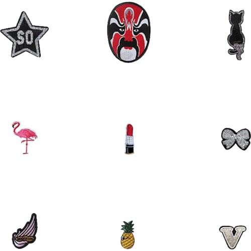 Cartoon Kids Clothing Hot melt adhesive Iron no Patch Decals Sewing Embroidery Patches DIY Badges Accessories 1~10pcs for sale