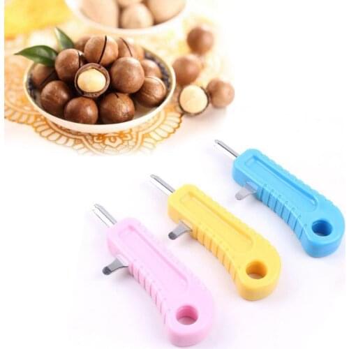 New Stainless Nut Quick Opener Macadamia Nut Opener Sheller Kitchen Cracker Tool