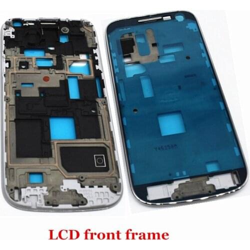 New Front Housing Frame Bezel for Samsung Galaxy S4 mini GT-I9195 i9190 Plate Middle Frame Faceplate Repair Parts