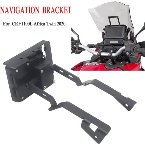 Motorcycle Front Phone Stand Holder Smartphone Phone GPS Navigaton Plate Bracket For HONDA CRF1100L Africa Twin CRF 1100 L 2020