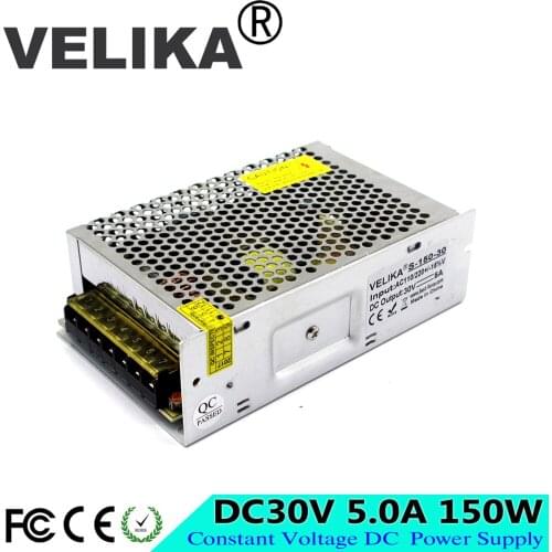 Variable Led Power Supply dc 30V 5A 150w Switching Power Source Adapter 110v 220v AC DC30V Converter For CNC CCTV Stepper Motor
