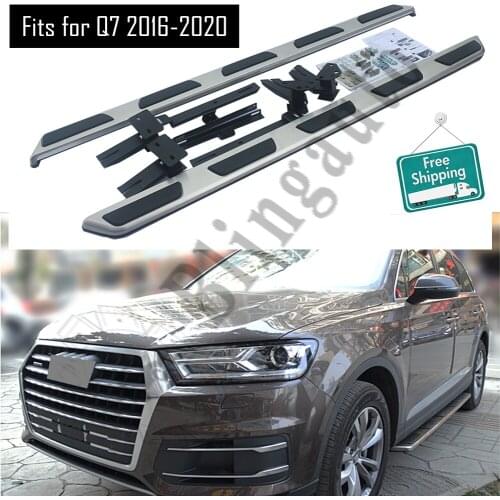 Running board fits for A udi Q7 2016-2020 side step nerf bar auto platform protect side beam side stairs