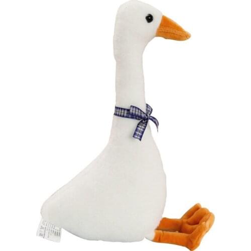 Net red cute big white goose doll pillow cloth doll doll gift delicate Creative gifts Animal simulation plush toy soft ornament