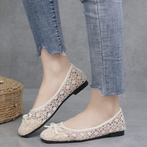 Sweet fashion mom shoes the United States womens shoes wear-resistant super move leisure show thin retro Lefu shoes single shoe