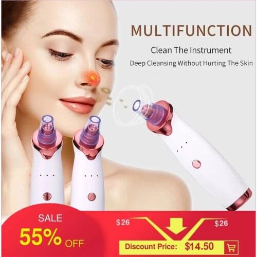 Facial Blackhead Remover Electric Acne Cleaner Blackhead Black Point Vacuum Cleaner Tool Black Spots Pore Cleaner Machine