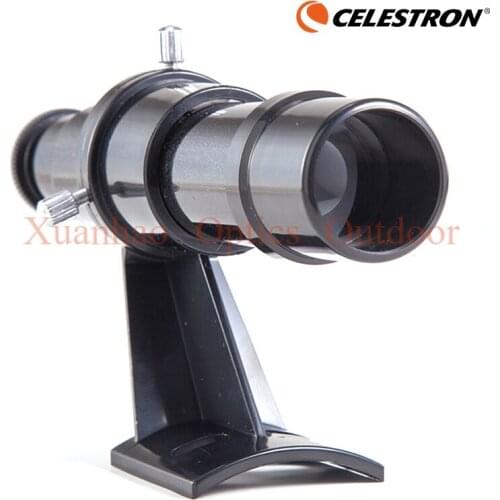 Celestron 5x24 Finder Scope Optical Finderscope Holes Bracket Crosshair Finder View Telescope Monocular Astronomic Accessories