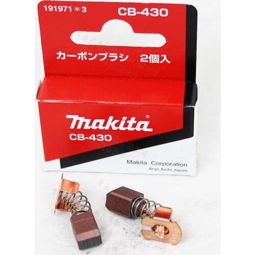 Japan Carbon brush Electricity brush CB-430 For rechargeable drill 6216D/BGA450/452/BPB180 2PCS/Set