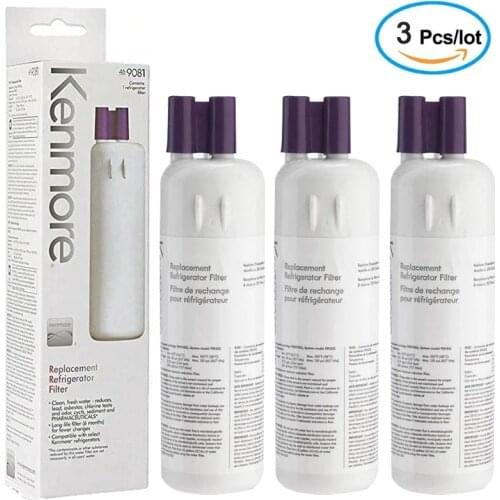 Replace genuine Kenmore Elite 9081 refrigerator water filter-W10295370A EDR1RXD1 3 pack