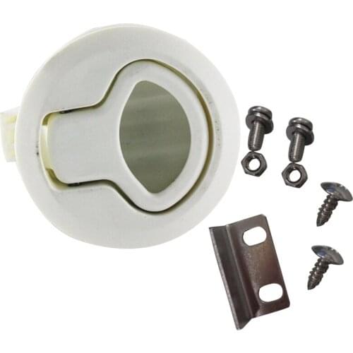 Latch Hatch Round Pull LatchLatch Flush Pull For1/4 Door Boat Deck Hatch RV Drawers Cabinet Yacht