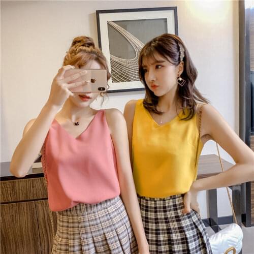 Women Tanks Tops Summer Bra Top Womens Loose Top Sleeveless T-shirt Camis Crop Top For Women