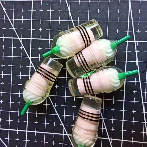 1pcs/lot resin solid light pink Icecream 26mm fairy garden gnome moss terrarium crafts bonsai home decor for DIY A032-1