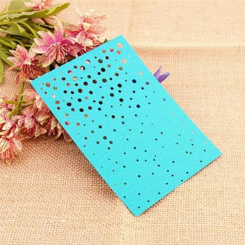 10.6x15cm Colorful Dots DIY Halloween Embossing Mould Card Paper Die Stencils Punch Christmas Metal Cuts Dies Cutting