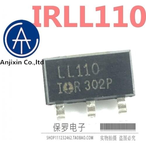 10pcs 100% orginal and newMOS FET LL110 IRLL110 IRLL110TRPBF SOT-223 SMD real stock